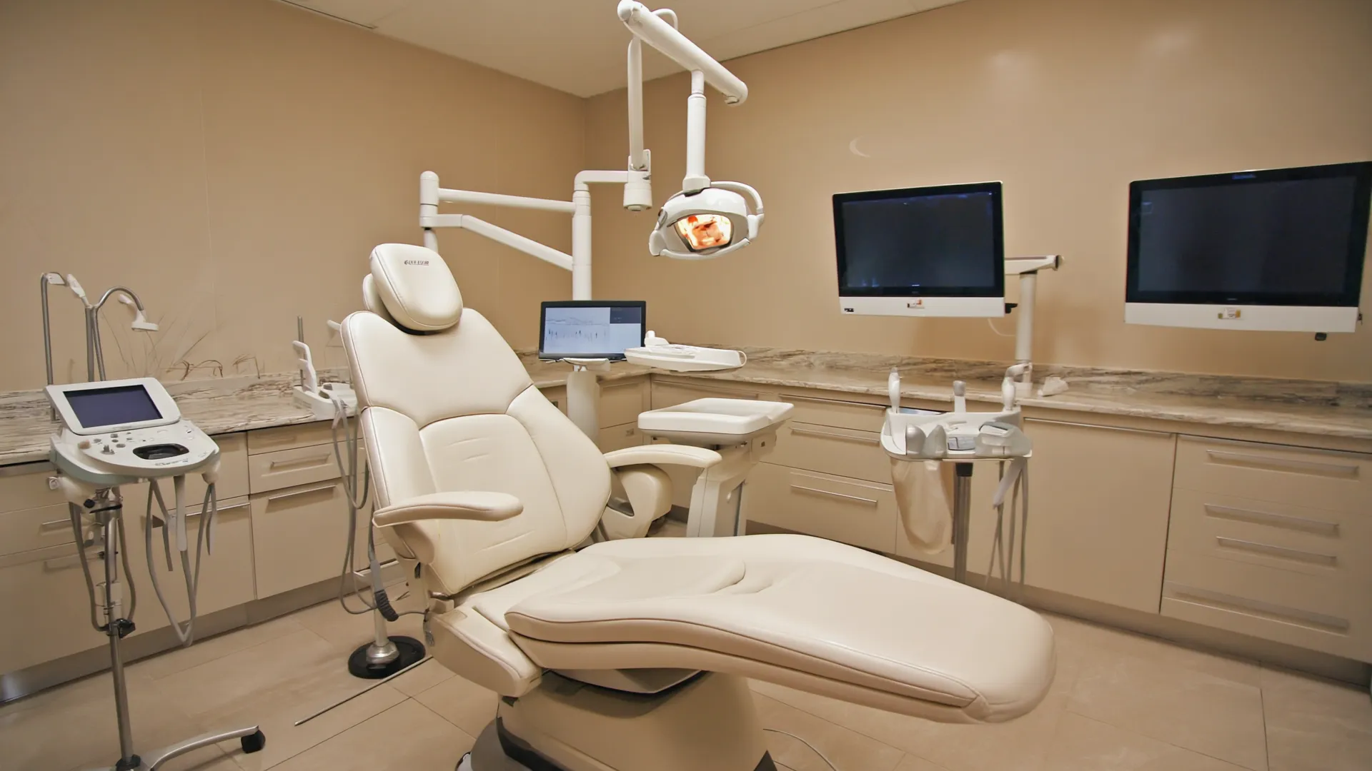 State-of-the-art dental treatment room with advanced equipment